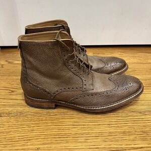 Lloyd Germany Wingtip Boots Brown Size 8.5